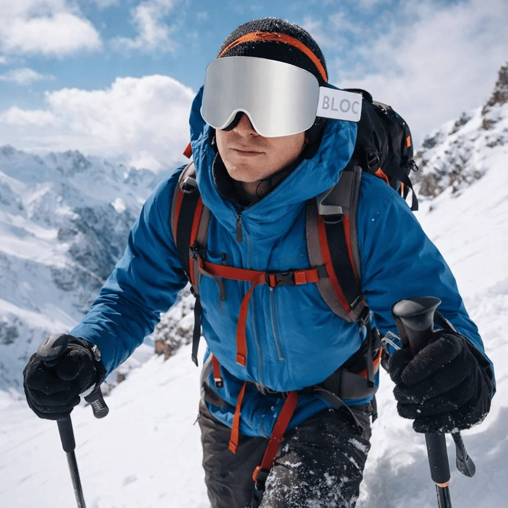 

UV400 Protection Ski Goggles Anti-Fog Double Layers Snowboard Goggles Cylindrical Lens Full Coating Snow Glasses Outdoor Sports