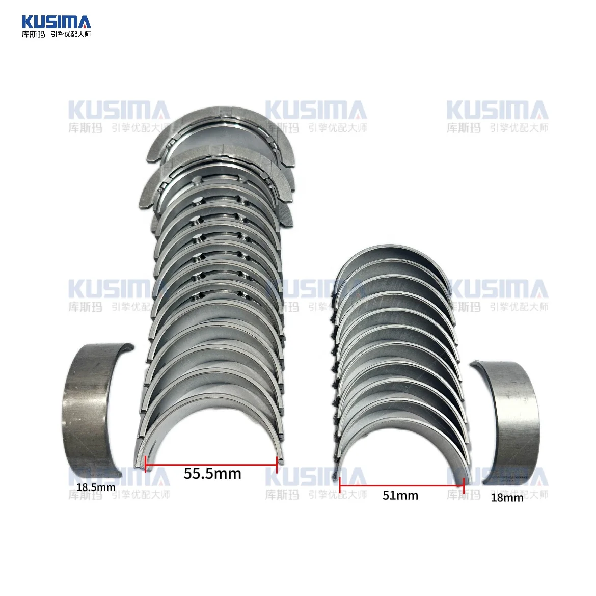 OEM Quality Engine Bearing Set Connect Rod Bearing Factory for BMW N57 N57D30 N57S N57N OE 11217802643 11217802647 STD 0.25 0.50