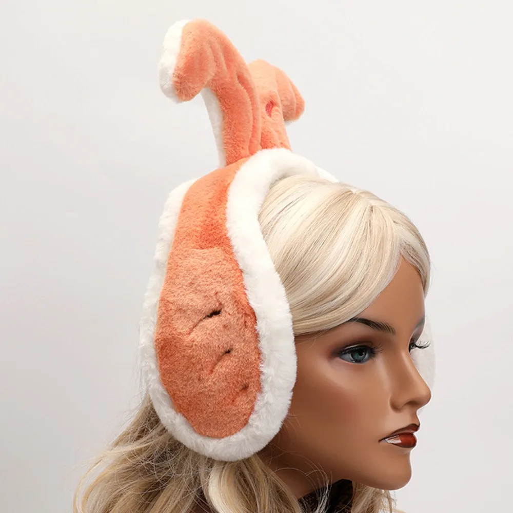 Pelúcia Rabbit Ear Earmuffs, bandas de cabelo, proteção fria, regalos bonitos, Earflaps macios, manter quente, presentes de Natal, inverno