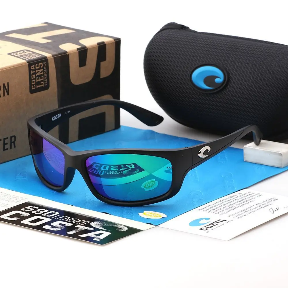 

Costa Polarized Cycling Sunglasses Bicycle Glasses Sport Driving PESCADOR Goggles Square Riding Cycling Eyewear Men UV400