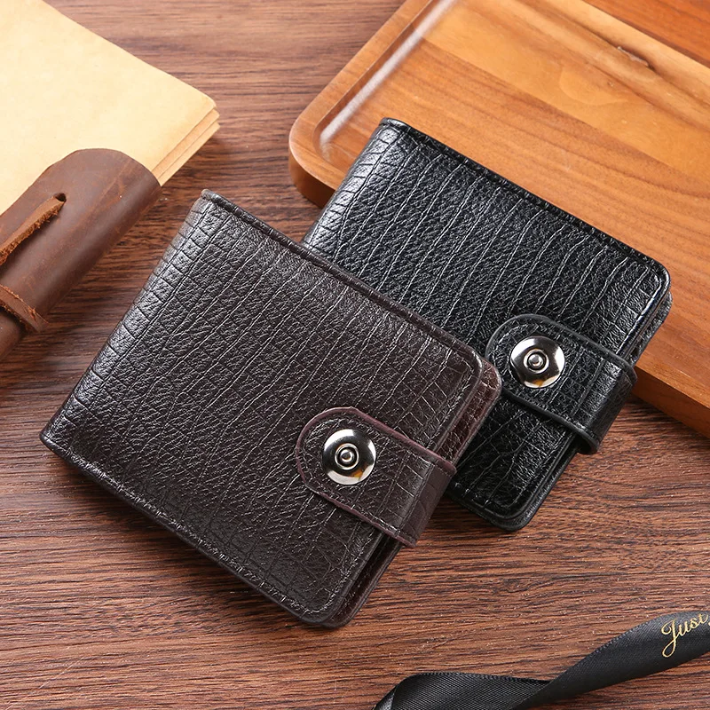 

Men's PU leather wallet, European and American retro zero wallet, hot selling card bag, fashionable foreign trade men's wallet