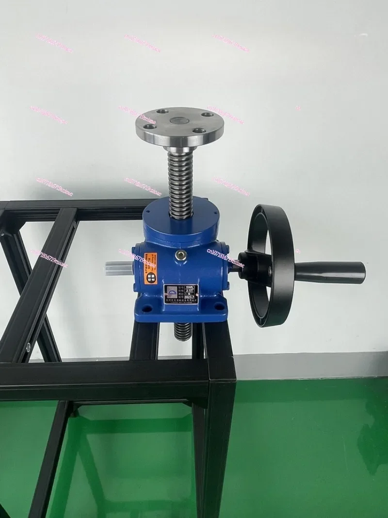 Screw lift, hand-cranked manual lift table, light and small lifting platform, electric four linkage screws