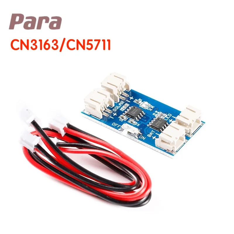 Mini Solar Lipo Lithium Battery Charging Charger Board CN3791 CN3163 CN3065 Solar Panel Regulator Controller Module with Cable