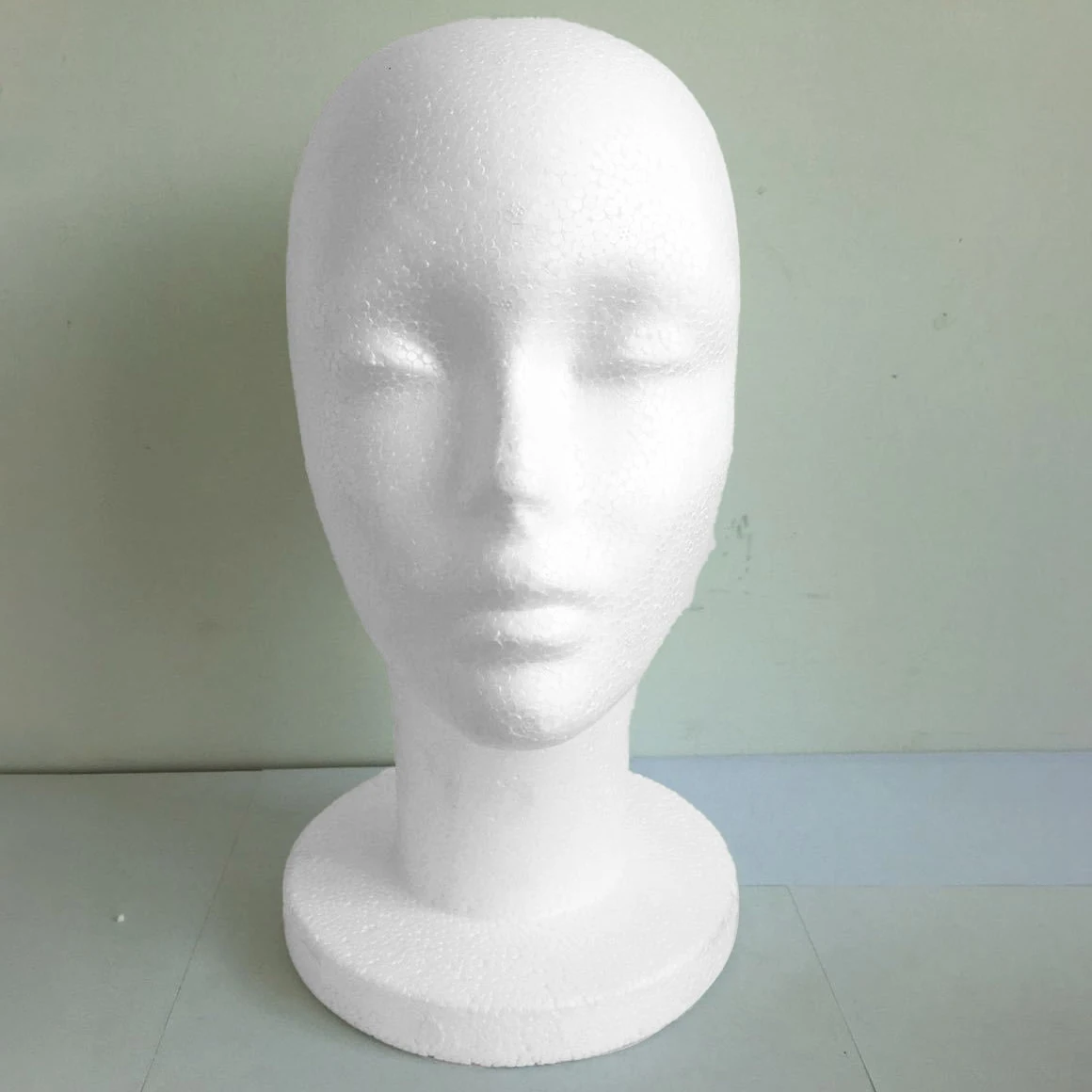 Beauty Foam Mannequin Head Model Sunglasses Eyeglass Stand Hat Cap Display Holder Headset Mannequin Head Display Stand Rack