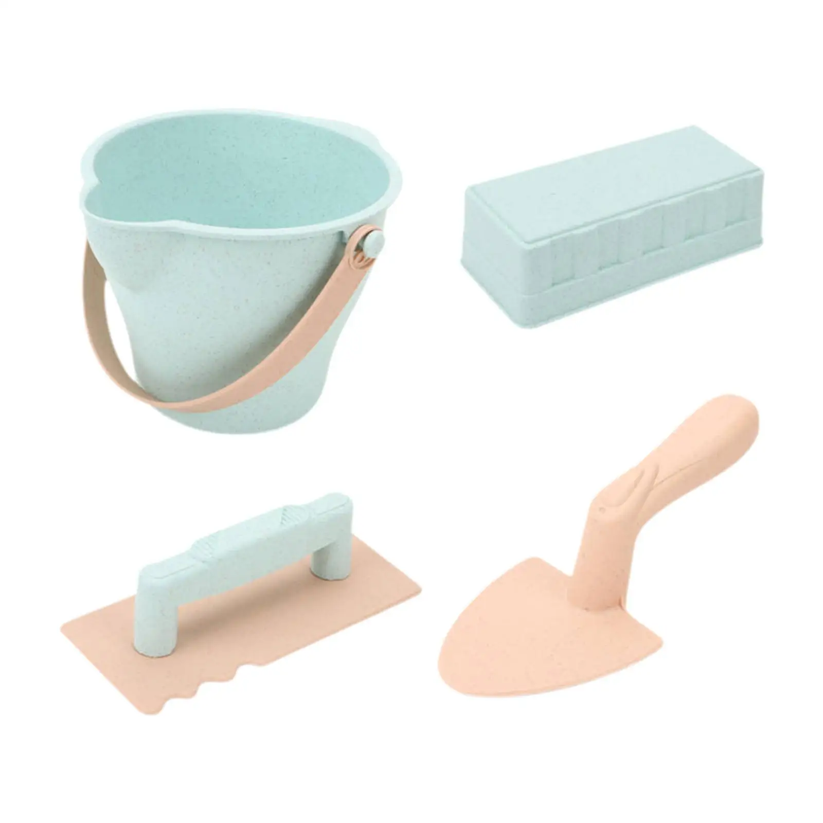 Conjunto de brinquedos de praia, 4 unidades, kit de castelo de construção de praia, jogos ao ar livre, kit de construção de castelo de areia para meninos, meninas, crianças, brincando, presentes para adultos