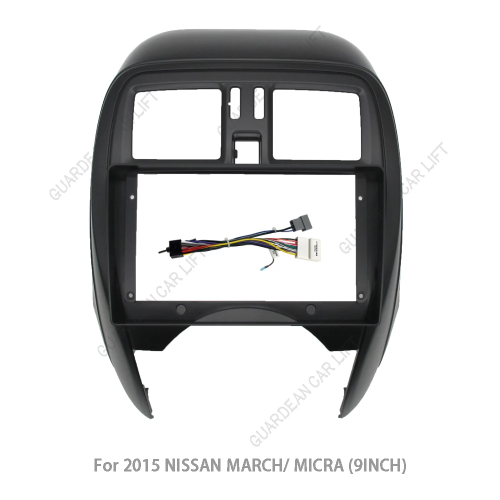 

9 Inch Android Car Radio Fascias For 2015 NISSAN MARCH/ MICRA Stereo Player 2DIN Head Unit Dash Frame Panel Installation Trim