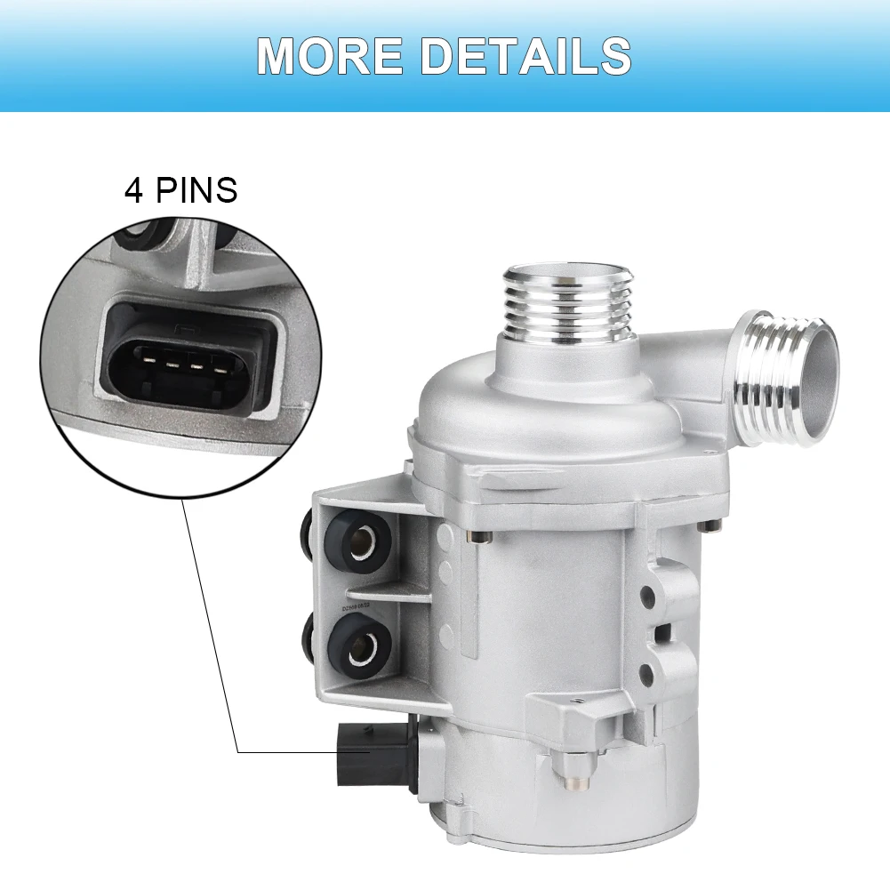 Compatible with Electric Engine Water Pump BMW Z4 X3 X5 325i 325xi 328i 328xi 525i 525xi 528i 528xi 11517586925 702851208