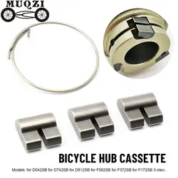 MUQZI 3Pcs Bicycle Hub Cassette Ratchet For Pawl Tower Base Spring For Novatec Hub Freehub Body Spare Hub Spring Bike Parts