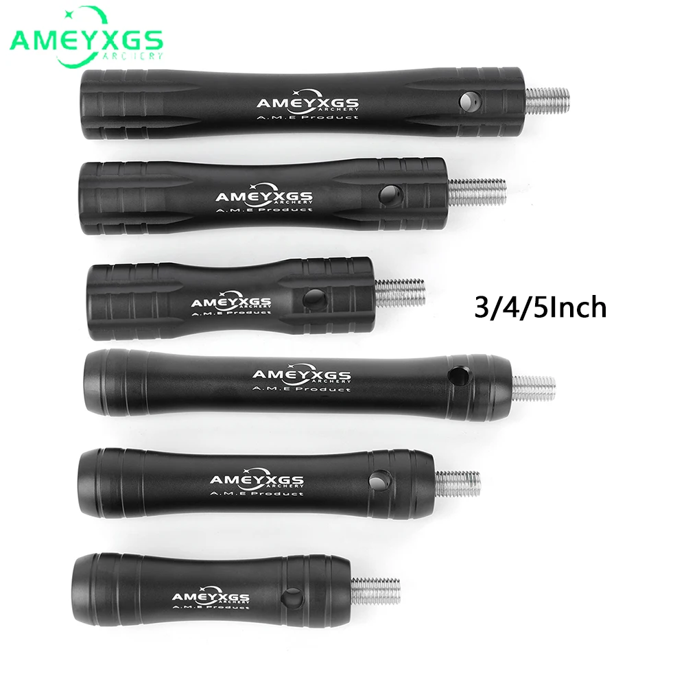 3/4/5'' Bow Stabilizer CNC integrated molding Damping Absorb Balance Extension Rod for Compound Bow Archery Shooting Accessory