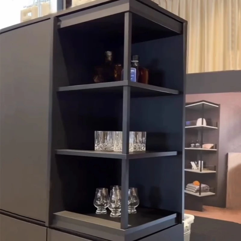 

360-Degree Corner Rotating Cabinet Connector Wardrobe Manual Mobile Storage Bookcase