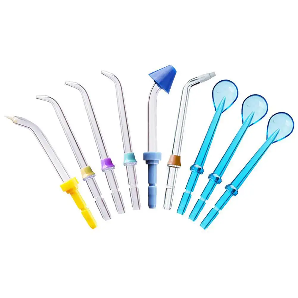 9 Pcs Portable Electric Oral Water Irrigator Dental Flosser Periodontal Bag Jet Floss For Nozzle Jiebi Dental Scaler Accessories