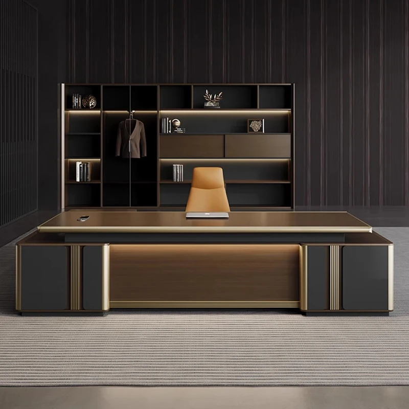 美的ミニマリストオフィスデスクオーガナイザー受付L字型コンピュータオフィスデスクディスプレイ北欧エスクリバニーナ家庭用家具