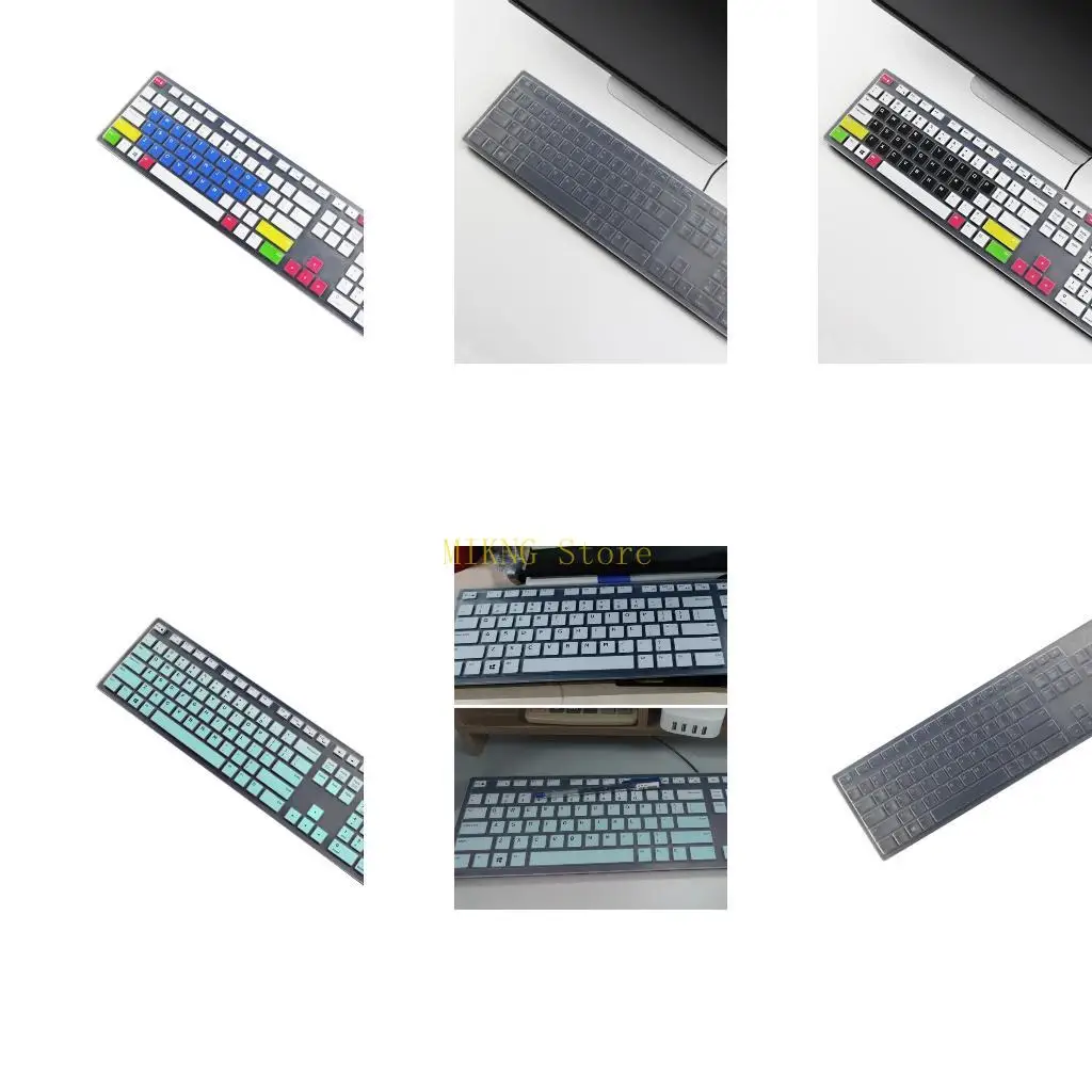 Waterproof Keyboards Protective Cover Silicone Dustproof Film for KB216 KM636 3277 best sale