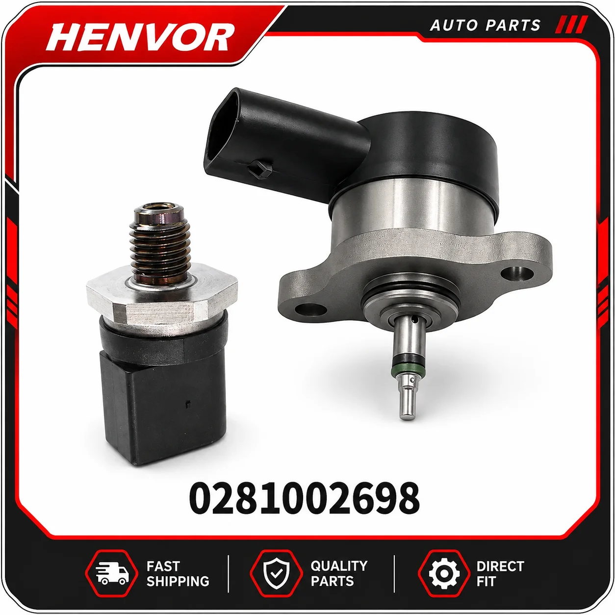 Fuel Pressure Sensor Regulator 0041537528 A6110780549 For Mercedes-Benz Vito V-Class Sprinter E-Class ML G-Class CDI