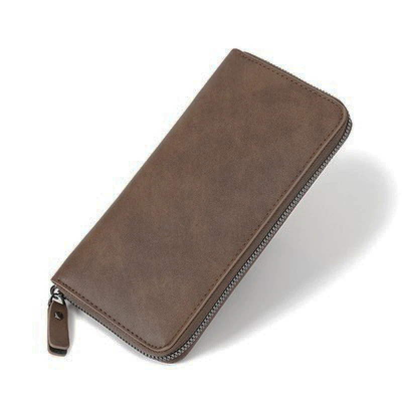2025 New Designer Long Men Wallet and Clutch Purse for Man Bag Luxury Brand Male Wallet Zipper Credit Card Holder Phone Bag