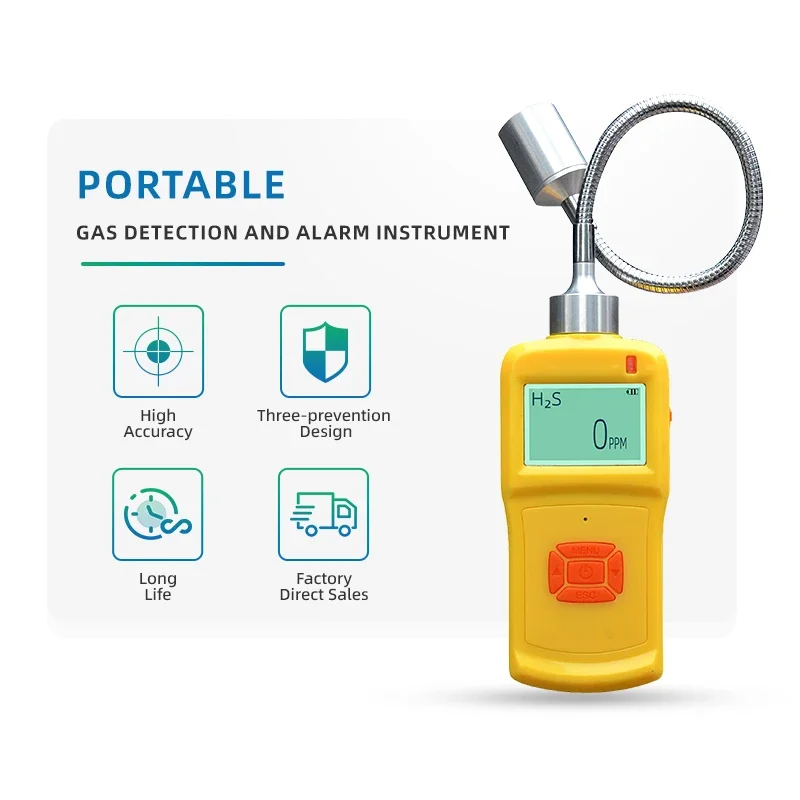 Digital Gas Detector KP830J Single Gas Alarm Natural Gas Propane LPG Combustible Sensor