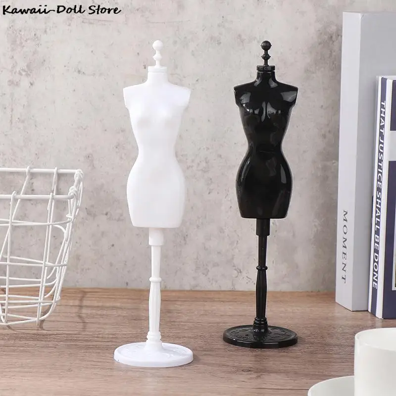 1Set 1:6 Dollhouse Miniature Mannequin Coat Hanger Skirt Support Wedding Mannequin Stand Humanoid Model Toy