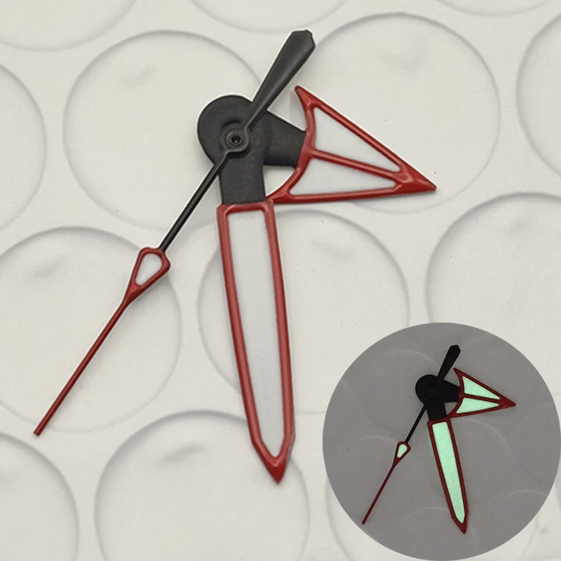 

Mod NH35 NH36 Watch Hands green luminous modification watch needle suitable For NH35/NH36/4R/7S Movement Men's Watch Refit Parts
