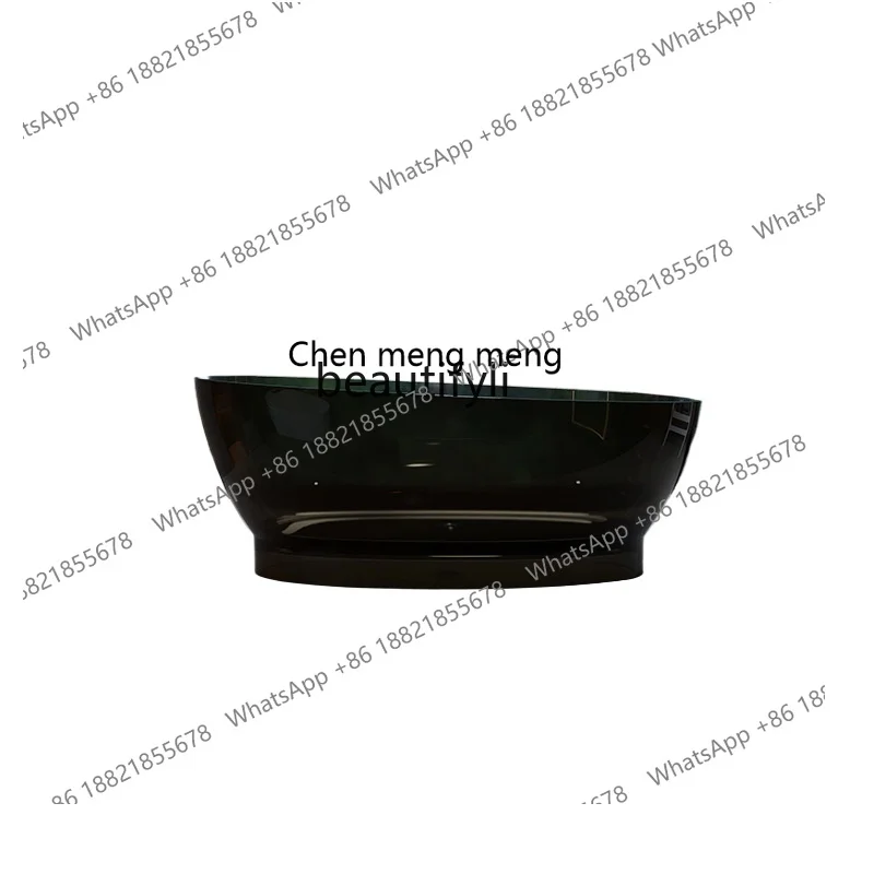 

Transparent resin bathtub private high-end independent B & B hotel integrated transparent bathtub wholesale