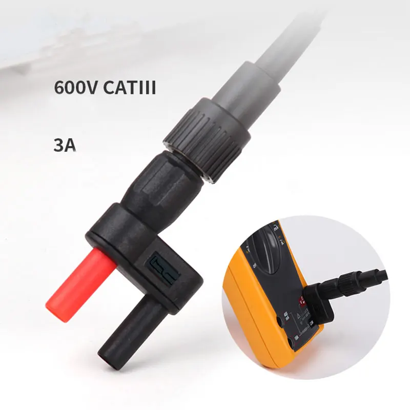 Hohe Qualität Instrument Zubehör Dual Banana Stecker Auf Weibliche BNC Adapter Verwendet Für Oszilloskop Strom Klemme Umwandlung Kopf – Detail 5