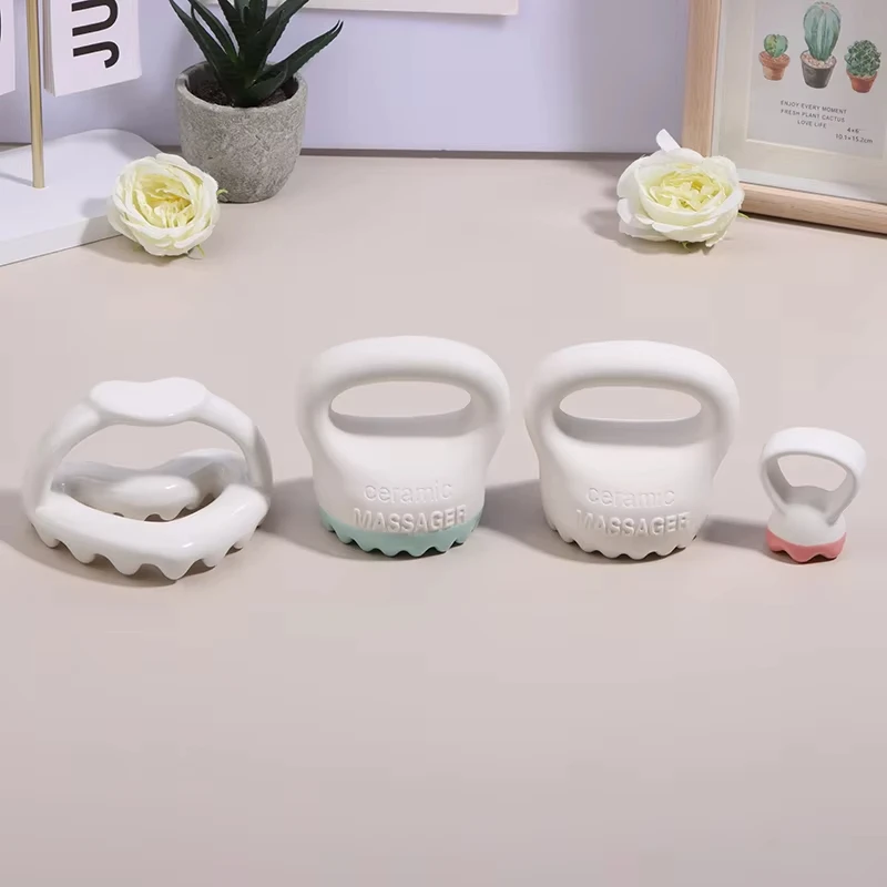 

Ceramic Gua Sha Tool Set, Facial SPA Massager for Face Lift & Skin Tightening, Slimming Face Sculpting Scraper Board