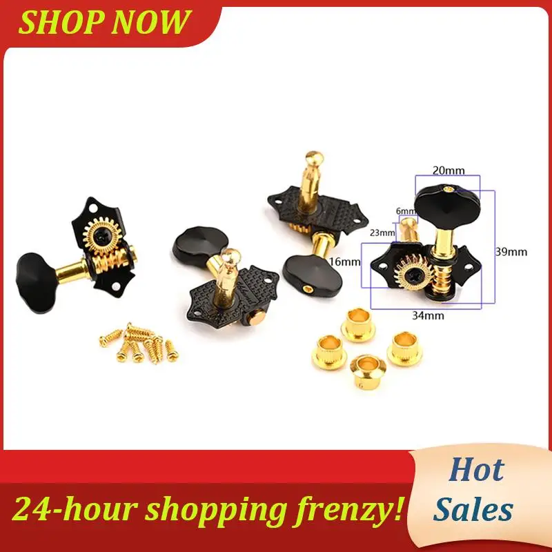 

AB31-4X 4R4L Vintage Open Gear Ukulele 4 String Guitar Tuning Pegs Keys Tuners Machine Head Guitar Accessory