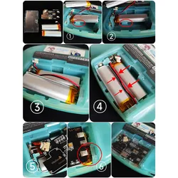 For Game Boy Advance GBA Universal Lithium Battery Module, Simple and Beautiful, Rechargeable Battery, Unloadable and Useable