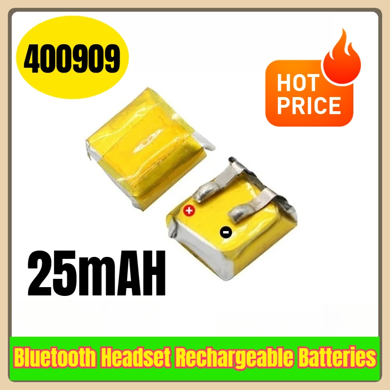 

400909 25mAH Bluetooth Headset Rechargeable Batteries