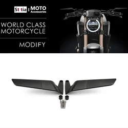 360° Adjustable Rear View Mirror Aluminum Motorcycle Universal Rearview Mirrors For Honda CB650R CB 650 R CB 650R 2021 2022 2023