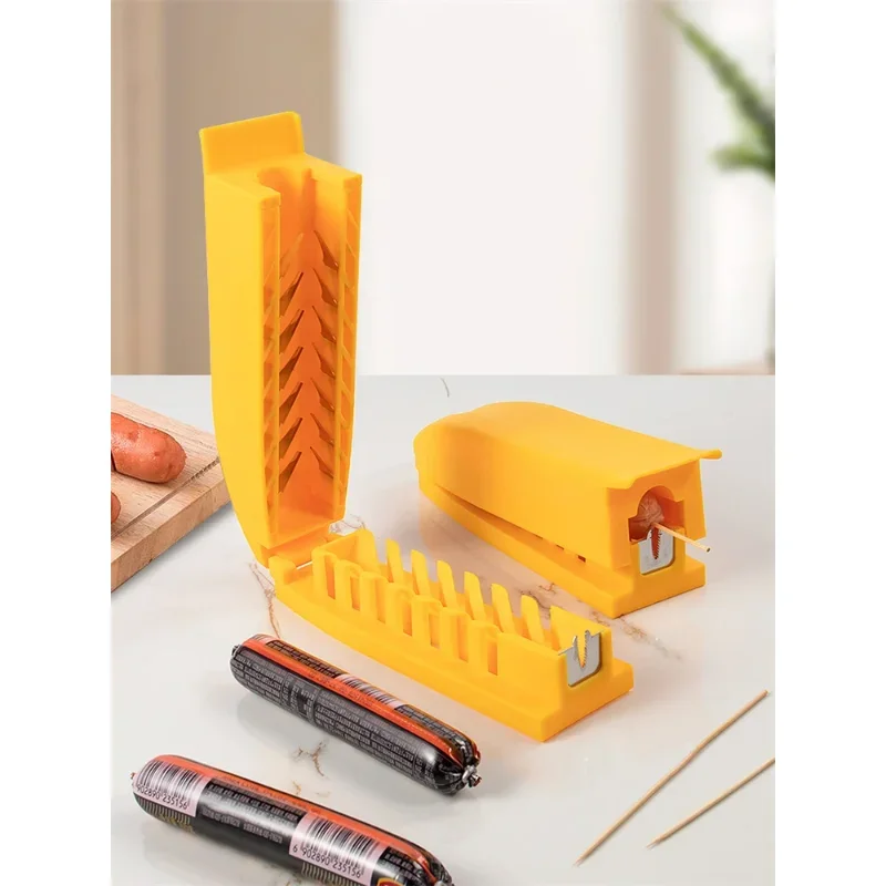 

Инструменты для нарезки овощей, клубники, горячая кухня, инструмент для нарезки колбас, ПП + нержавеющая сталь, многофункциональная нарезка для собак, резак для колбас