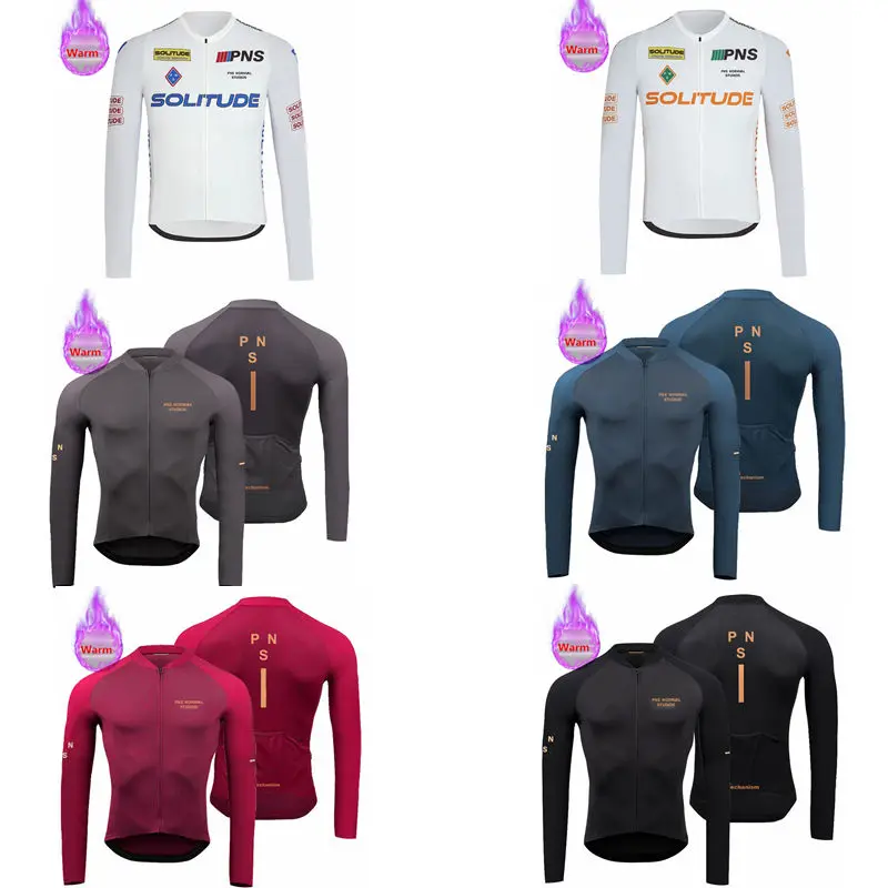 

Winter Thermal Fleece Pns Cycling Jersey Sports Pro Team Bike Suit Mountian Bicycle Clothing Ropa Ciclismo Invierno Hombre