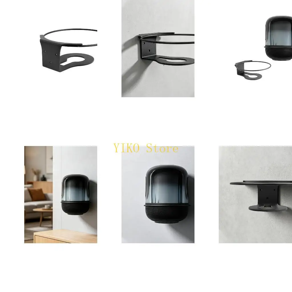 K32C Space Saving Wall Mount Stand for Sound Bluetooth-Compatible Portable Speaker Metal