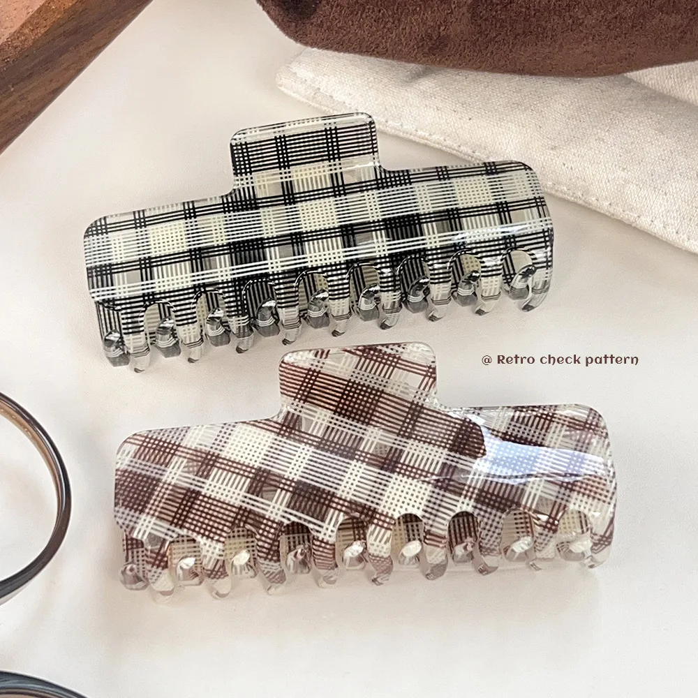 

Stylish Square Hair Clip Simple and Elegant Highend Hair Clip Autumn and Winter Style Korean Shark Clip Hair Accessory for Women