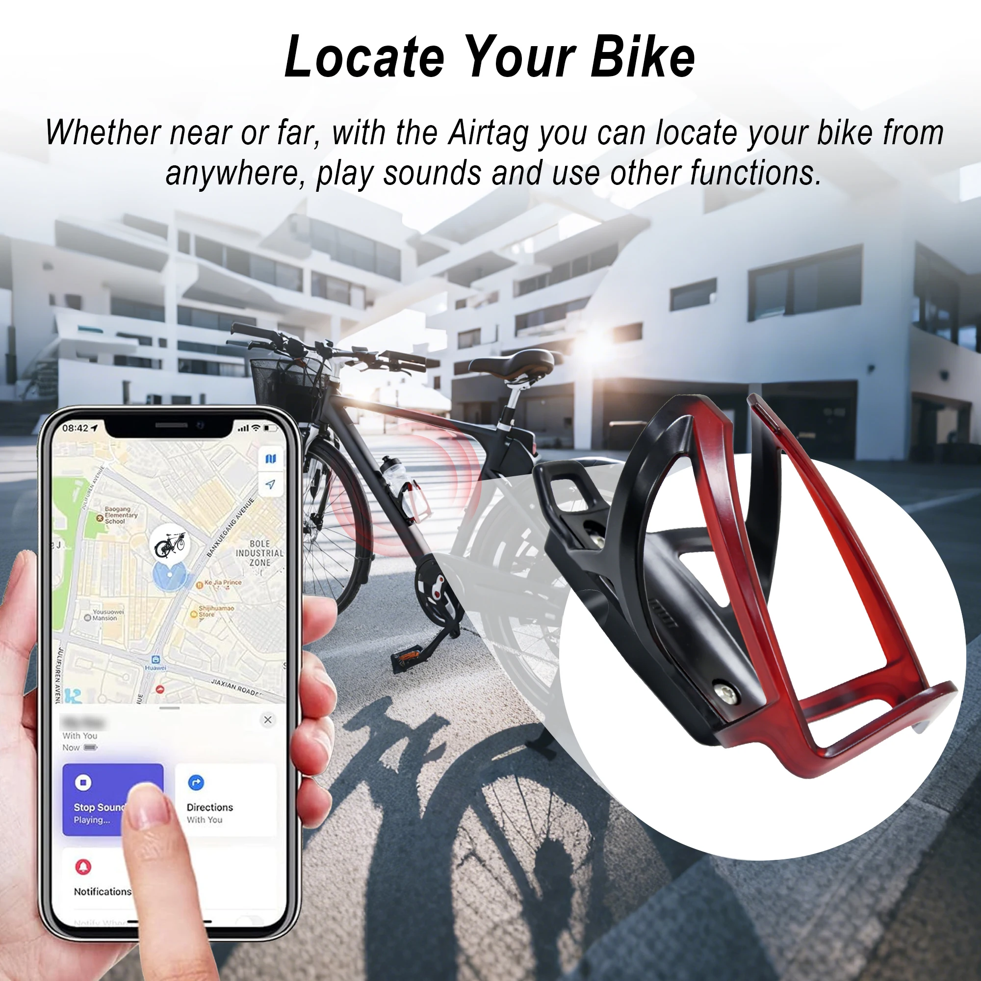 Mini Smart Tracker + Bicycle W - Smart Water Bottle Tracker recension och pris