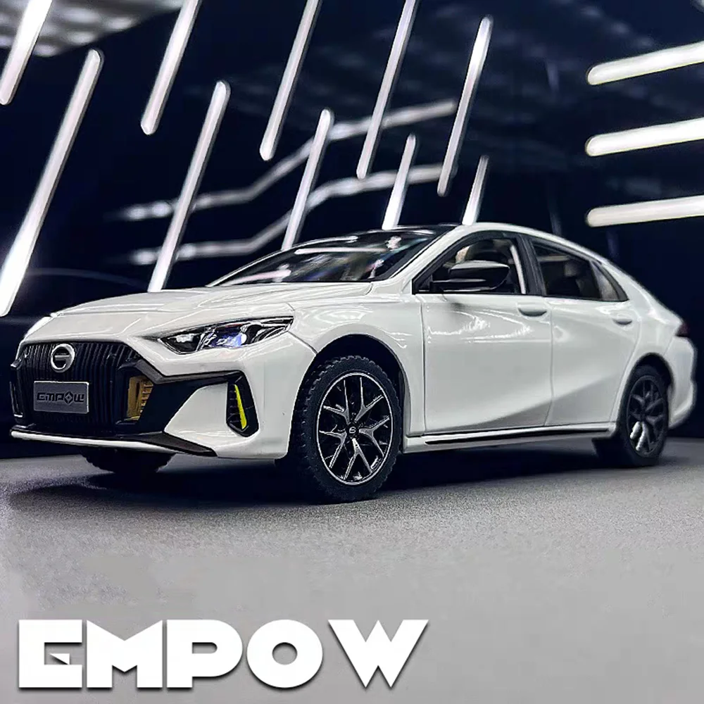 

1:24 Alloy Diecast EMPOW i5M60 Toys Models Cars Wheel Steering Miniature Vehicles with Light Sound Car Kids Children's Day Gifts