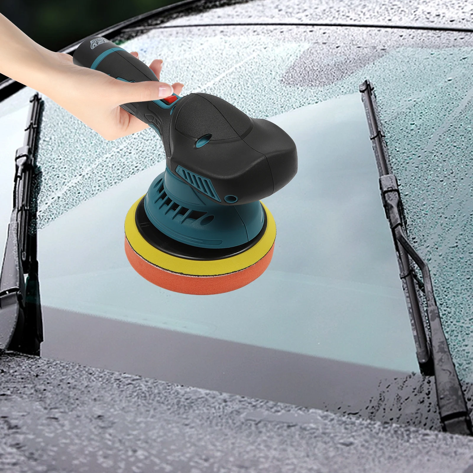 6-Speed Adjustable Eccentric Electric  Automotive Polishing Machine 12V Wireless Sturdy And Durable polisher
