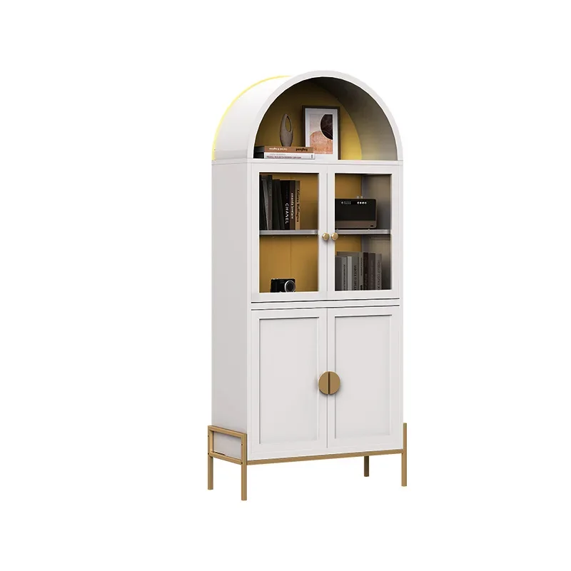

household floor-to-ceiling display cabinets, bookcases with doors, living room chests of drawers, dust-proof storage cabinets