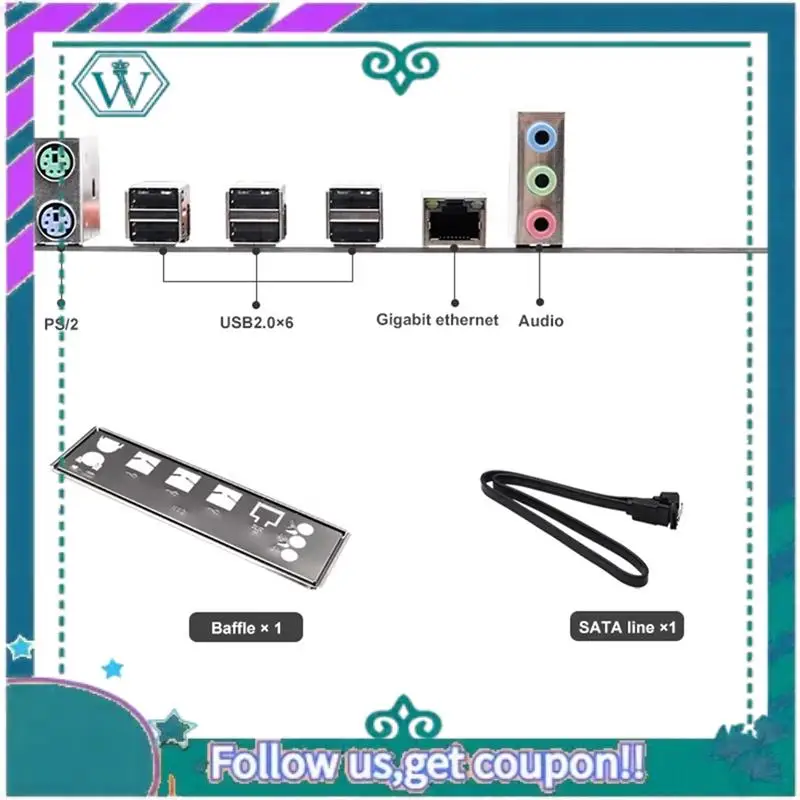 A75Q-X99E Motherboard Dual Channel Supports 4XDDR4 RECC RAM PCIE X16 Nvme Gigabit LAN Card Computer Desktop Motherboard