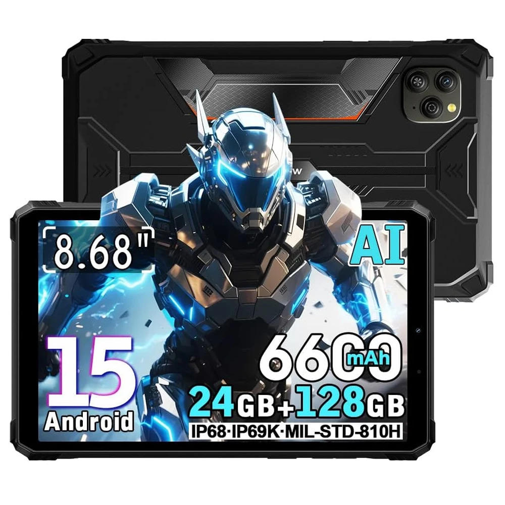 Blackview Active 5 8.68インチ タフネスタブレット 8GB+128GB 6600mAh