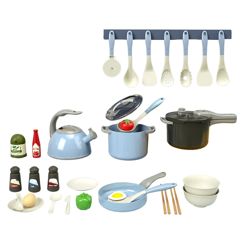 

B05B-DIY Pretend Play Simulation Pretend Play House Cut Vegetable Cooking Game Set Child Enlightenment Fun Toy