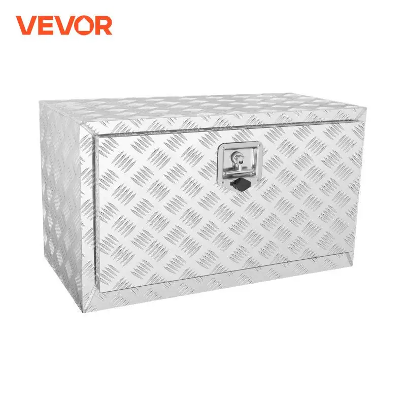 VEVOR Underbody Truck Box Pickup Storage Box Wytrzymała aluminiowa skrzynka narzędziowa z zamkiem i kluczami do ciężarówki Van Trailer