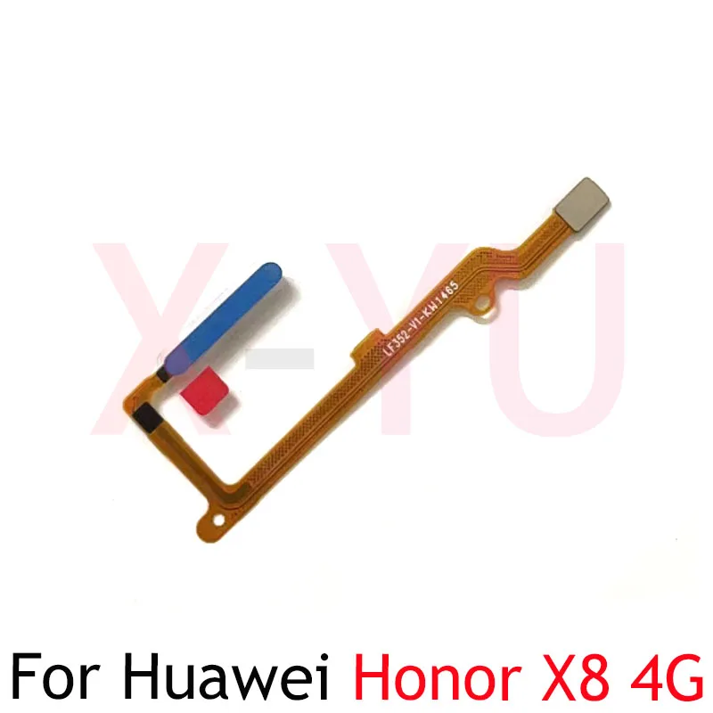 For Huawei Honor X7 X8 X9 Fingerprint Reader Touch ID Sensor Return Key Home Button Flex Cable