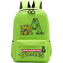 Ninja Turtles Children Knapsack Boys School Bag Teenager Printed Backpack Student Book Bag Cartoon Anime Kids Cute Birthday Gift