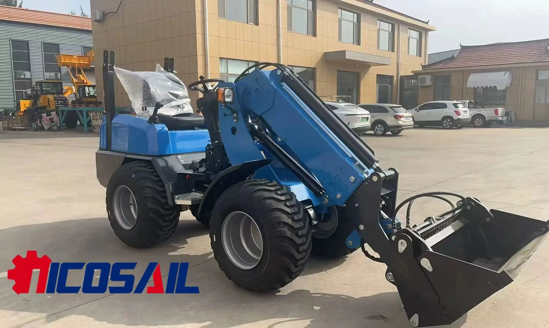 

Telescopic boom mini wheel loader, 2-ton and 2.5-ton wheel loaders, free transportation