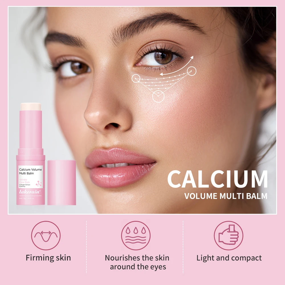 Lakerain Calcium Complex Eye Cream Stick Skin Tightening Anti-Wrinkle Eye Essence Stick for Beauty And Skincare