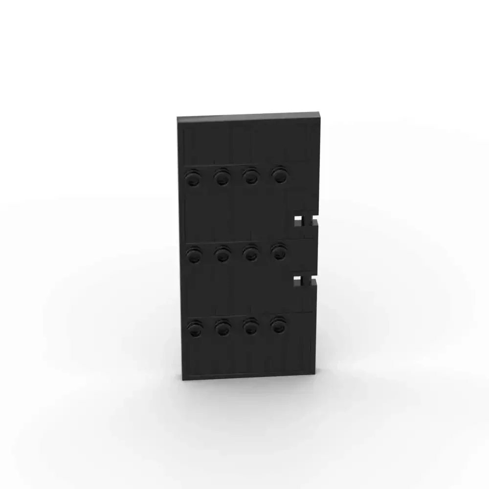 MOC 1 STKS Puzzel Deeltje 87601 Half Blad Grote Houten Poort Bouwstenen Deur Educatief Baksteen Speelgoed Verjaardagscadeau Dropshipping