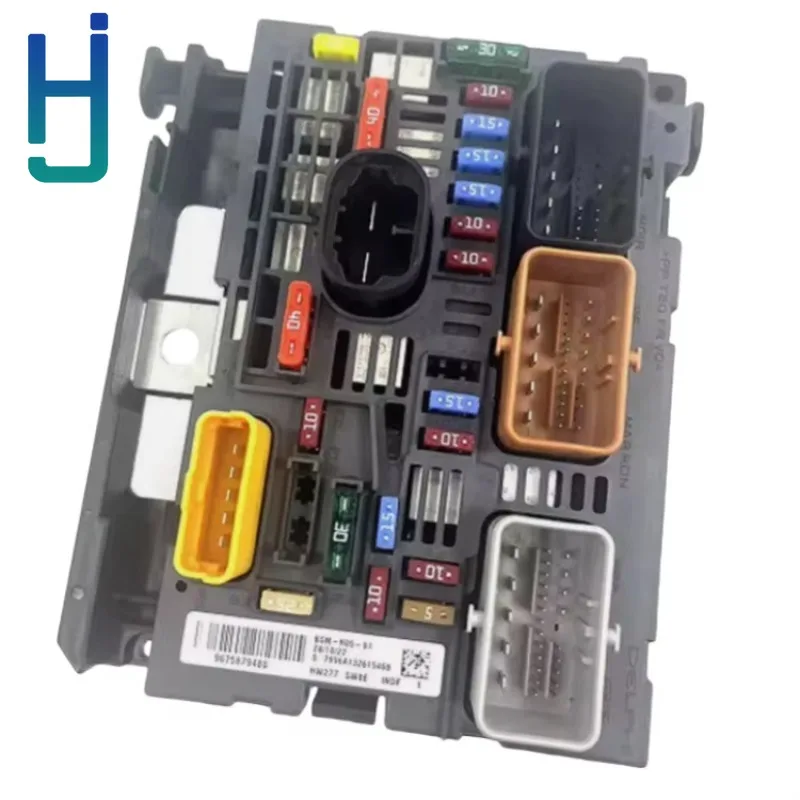 9809742880 Auto Engine Bonnet Fuse Box Unit Assembly For Citroen C4 Berlingo Peugeot 307 308 408