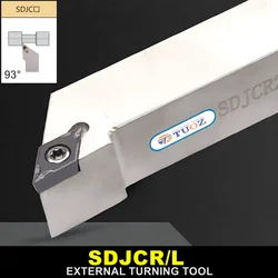 TUOZ SDJCR1212H07 SDJCR SDJCL 1616H07 2020K07 1212H11 1616H11 2020K11 2525M11 CNC External Turning Tool Turning Holder