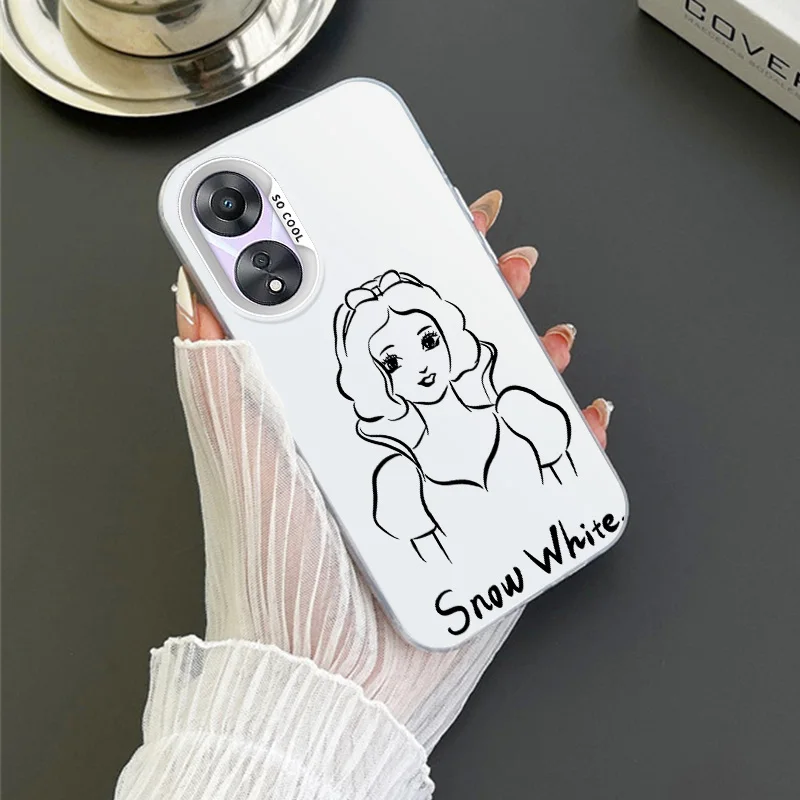 Disney Snow White Princess For OPPO Realme 5 8 10 11 i Pro C 2 15 20 21 31 33 35 53 55 9i Colorful Phone Case Soft Funda Cover