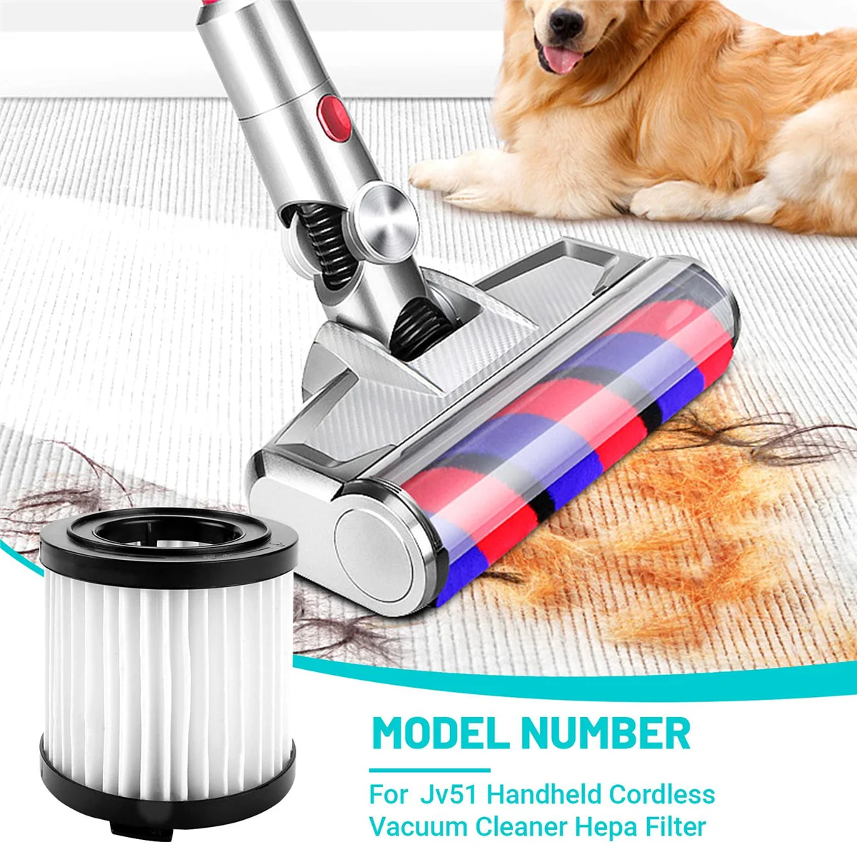 Filtro Hepa per aspirapolvere senza fili portatile Jimmy Jv51 Filtro Hepa